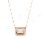 Load image into Gallery viewer, Emerald Solitaire Pendant PE1227