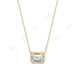 Load image into Gallery viewer, Emerald Solitaire Pendant PE1227