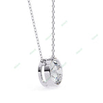 Load image into Gallery viewer, Bezel Solitaire Pendant PE1229