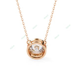 Load image into Gallery viewer, Round Solitaire Pendant PE1229