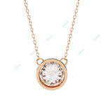 Load image into Gallery viewer, Round Solitaire Pendant PE1229