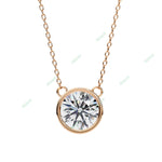 Load image into Gallery viewer, Round Solitaire Pendant PE1229
