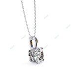 Load image into Gallery viewer, Round Solitaire Pendant PE1230