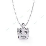 Load image into Gallery viewer, Round Solitaire Pendant PE1230