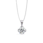 Load image into Gallery viewer, Round Solitaire Pendant PE1232