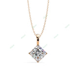 Load image into Gallery viewer, Princess Solitaire Pendant PE1233
