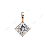 Load image into Gallery viewer, Princess Solitaire Pendant PE1233