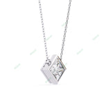 Load image into Gallery viewer, Princess Solitaire Pendant PE1234