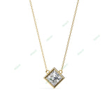 Load image into Gallery viewer, Princess Solitaire Pendant PE1234