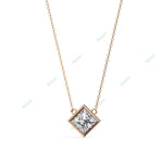 Load image into Gallery viewer, Princess Solitaire Pendant PE1234