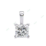 Load image into Gallery viewer, Princess Solitaire Pendant PE1235
