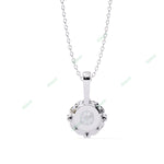 Load image into Gallery viewer, Round Solitaire Pendant PE1236