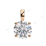 Load image into Gallery viewer, Round Solitaire Pendant PE1237