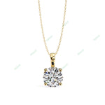 Load image into Gallery viewer, Round Solitaire Pendant PE1237