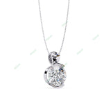 Load image into Gallery viewer, Bezel Solitaire Pendant PE1243