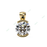 Load image into Gallery viewer, Round Solitaire Pendant PE1243