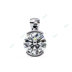Load image into Gallery viewer, Round Solitaire Pendant PE1243