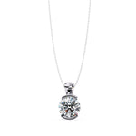 Load image into Gallery viewer, Round Solitaire Pendant PE1243