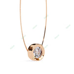 Load image into Gallery viewer, Round Solitaire Pendant PE1248