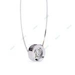 Load image into Gallery viewer, Round Solitaire Pendant PE1248