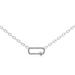 Load image into Gallery viewer, Round Paperclip Pendant PE1249