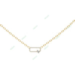 Load image into Gallery viewer, Round Paperclip Pendant PE1249