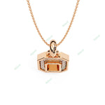 Load image into Gallery viewer, Emerald Halo Pendant PE1256