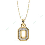 Load image into Gallery viewer, Emerald Halo Pendant PE1256