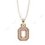 Load image into Gallery viewer, Emerald Halo Pendant PE1256
