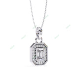 Load image into Gallery viewer, Emerald Halo Pendant PE1258