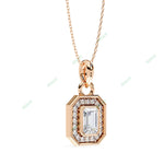 Load image into Gallery viewer, Emerald Halo Pendant PE1258
