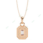 Load image into Gallery viewer, Emerald Halo Pendant PE1258