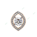 Load image into Gallery viewer, Round Halo Pendant PE1263