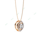 Load image into Gallery viewer, Round Halo Pendant PE1263