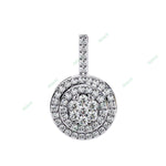 Load image into Gallery viewer, Round Halo Pendant PE1264