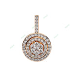 Load image into Gallery viewer, Round Halo Pendant PE1264