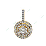 Load image into Gallery viewer, Round Halo Pendant PE1264