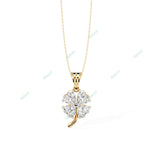 Load image into Gallery viewer, Round Clover Pendant PE1266