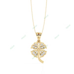 Load image into Gallery viewer, Round Clover Pendant PE1266