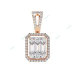 Load image into Gallery viewer, Round Halo Pendant PE1267