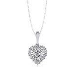 Load image into Gallery viewer, Heart Halo Pendant PE1270