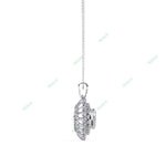 Load image into Gallery viewer, Oval Halo Pendant PE1271