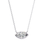 Load image into Gallery viewer, Bezel Marquise Solitaire Pendant PE1592