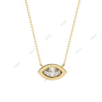 Load image into Gallery viewer, Bezel Marquise Solitaire Pendant PE1592