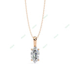 Load image into Gallery viewer, Marquise Solitaire Pendant PE1593