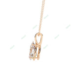 Load image into Gallery viewer, Pear Solitaire Pendant PE1594