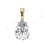 Load image into Gallery viewer, Pear Solitaire Pendant PE1594