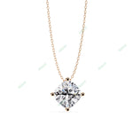 Load image into Gallery viewer, Princess Solitaire Pendant PE1595