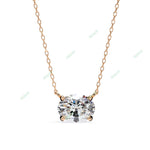 Load image into Gallery viewer, East West Solitaire Pendant PE1596