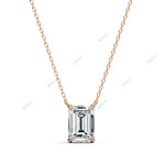Load image into Gallery viewer, Emerald Solitaire Pendant PE1597